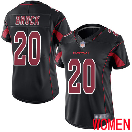 Arizona Cardinals Limited Black Women Tramaine Brock Jersey NFL Football #20 Rush Vapor Untouchable->youth nfl jersey->Youth Jersey
